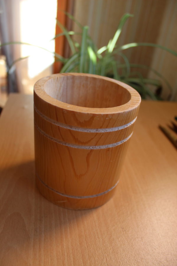 pot bambou bois